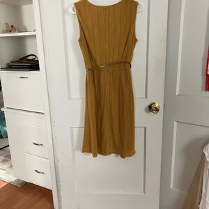 Ellen Tracy Mustard Dress
